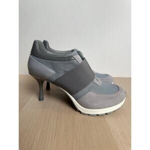Rare Sneex The Icon Grey Hybrid Heel/Sneaker - Size 9W - New